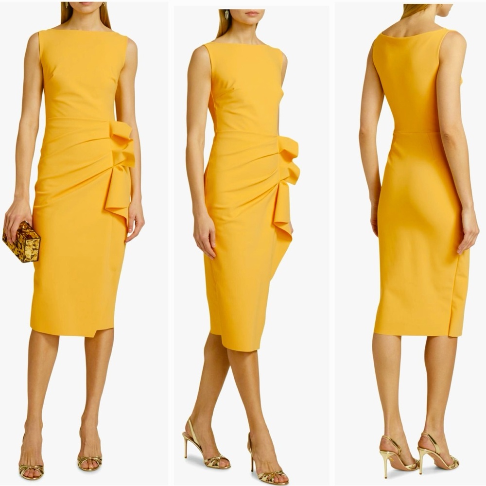 Chiara Boni La Petite Robe
Tradrum Gathered Sheath Dress in Yellow - Picture 2 of 11